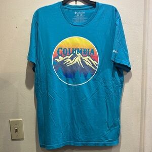 Columbia Blue Short Sleeve Graphic Tee